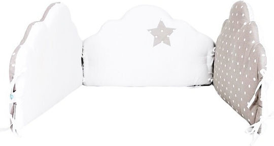 Baby Star Nori Borduri Pentru Pătuț Intern Alb 40x200cm