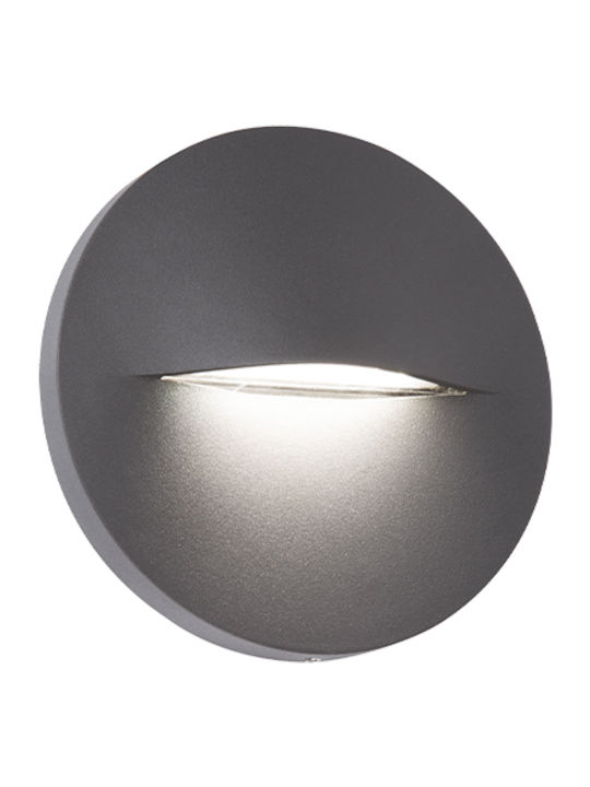 Viokef Vita Wandmontiertes Außenwandleuchte LED IP65 9W mit Warmweißem Licht 13.7x75x75cm