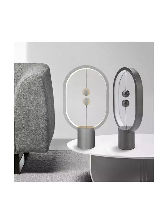 Allocacoc Διακοσμητικό Φωτιστικό Heng Balance Lamp Ellipse Mini LED Θερμό Λευκό 2700K 14εκ.