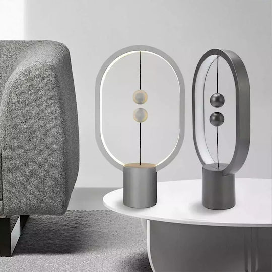 Allocacoc Διακοσμητικό Φωτιστικό Heng Balance Lamp Ellipse Mini LED Θερμό Λευκό 3500K 14εκ.