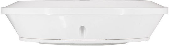 GloboStar Διακοσμητικό Φωτιστικό LED Ψυχρό Λευκό 6000K 3τμχ 9x2.3x9εκ.