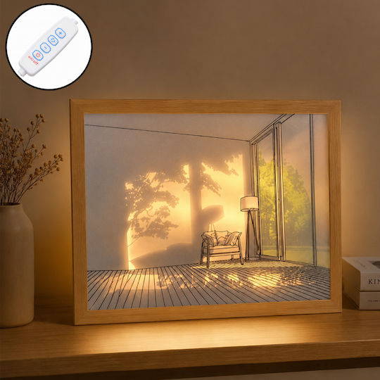 Illuminated LED Lamp Warm White Board Illuminated LED Lamp Warm White Board