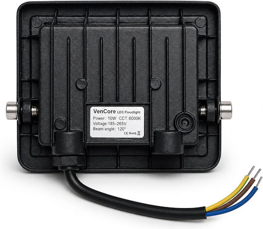 VenCore Proiector LED Etanș 10W Alb Cald 3000K IP66