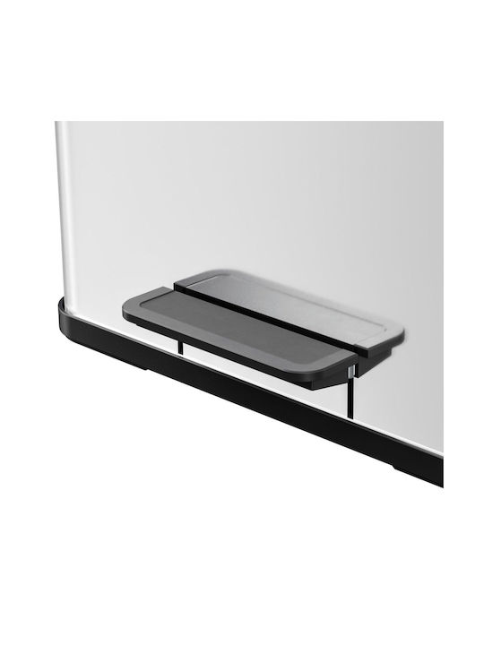 Hailo Hailo Mülleimer Aus Inox Mit Pedal Silber 27lt