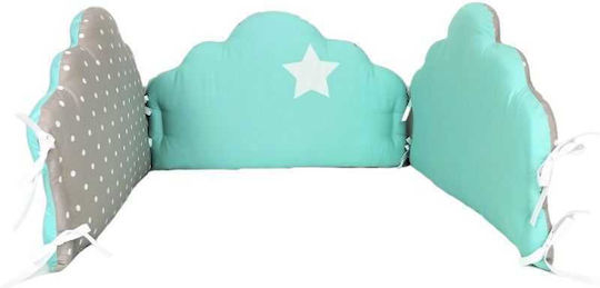 Baby Star Cloud Πάντα Κλασική Εσωτερική Πράσινη 40x190cm