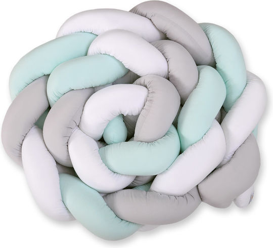 My Sweet Baby Πάντα Πλεξούδα Εσωτερική White, Gray, Mint