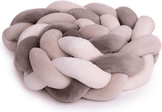 Amek Toys Πάντα Πλεξούδα Εσωτερική Grey Beige 12x200cm