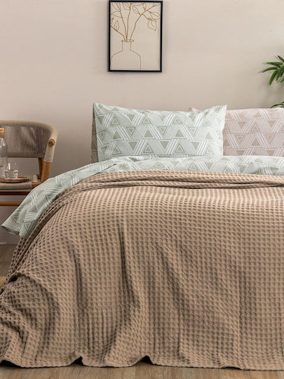 Palamaiki Cot Waffle Blanket Beige 100x150cm
