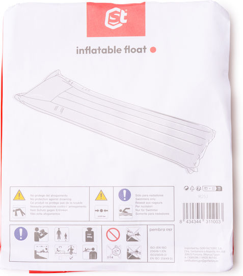 Inflatable Sea Mattress Yellow 26x22.5cm