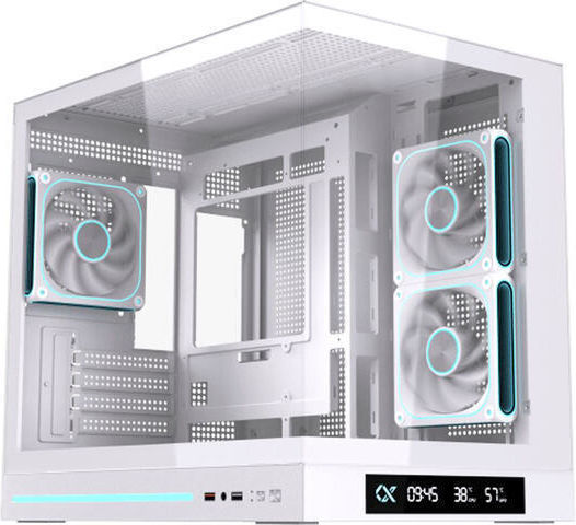 Xigmatek Cloud DGT 3AF Компютърна кутия Бяла
