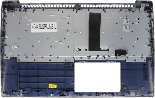 Laptop Keyboard Palmrest Lenovo Ideapad 330s-15ikb 81f5 330s-15ast 81f9 330s-15arr 81fb 5cb0r07316 5cb0r16738 US Silver Code 40442uspalmsil