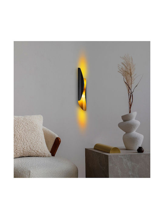 Opviq Flare Lamp Wall with Socket G9 Black 8x11x40cm