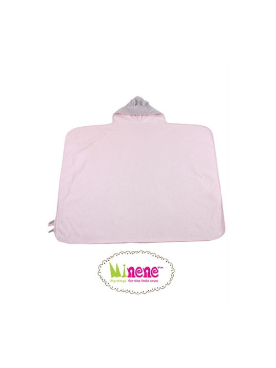 Minene Decke Wickeltücher für Kinderzimmer Rosa Pink/Grey 70x90cm
