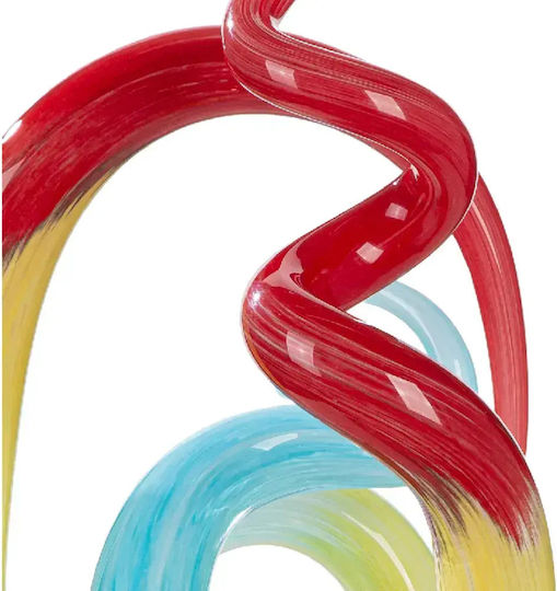 Gilde Glass Decorative Sculpture Palmeira 17×28cm