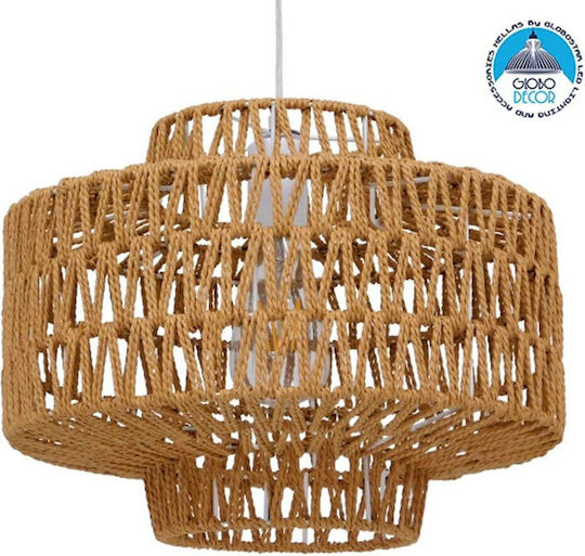 GloboStar Jenson Ceiling Light Brown 33x35x35cm GloboStar Jenson Ceiling Light Brown 33x35x35cm