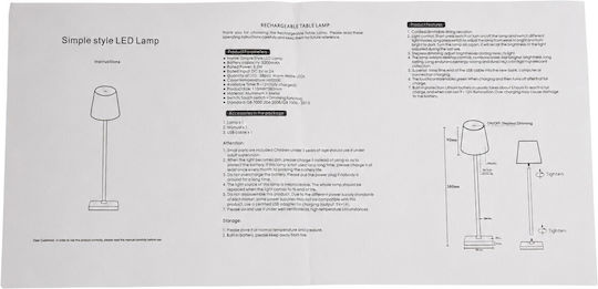 VenCore Metallisches Tischlampen LED mit Schwarzem Hut und Basis