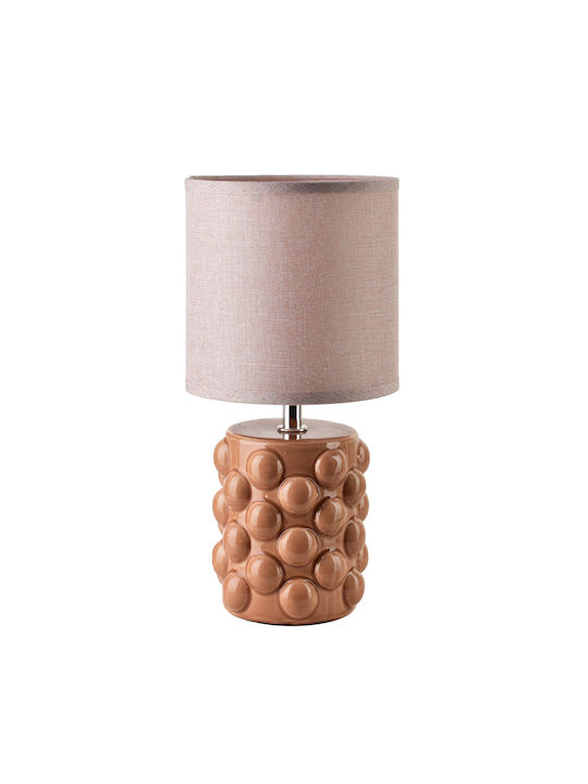 Lampa Liberta Tischlampe Mit Brauner Hut Und Basis