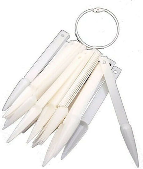 Nail Sample Book Keychain Stiletto 50pcs Nail Sample Tf99902