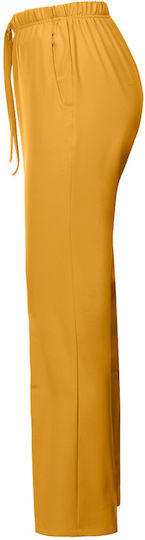 Velilla Mustard Medical Nursing Pants Microfiber 100% Pe