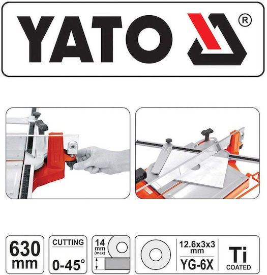 Yato Tile Cutter Manual 630mm