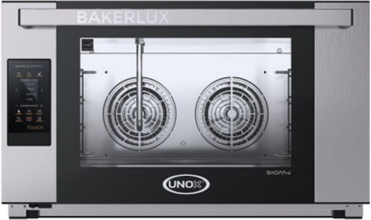 Electric Convection Oven 4 Trays Unox Countertop Bakerlux Shop.pro Go Xefr-04eu-egdn