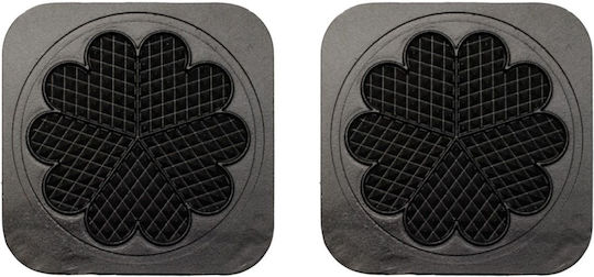 M&M equipment WAF ΑD/Β-Β Επαγγελματική Βαφλιέρα Διπλή Άνοιγμα 90° για Τετράγωνες Βάφλες