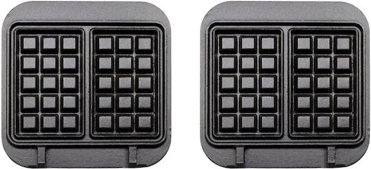 M&M equipment Waffeleisen Kommerzielle Waffeleisen Doppelter 90° Öffnung Für Waffeln In Quadratischer Und Blume Form