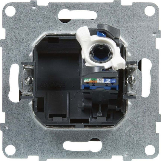 Suno Priză De Rețea Simplă Rj45 Cat 6 Utp Neagră 721452
