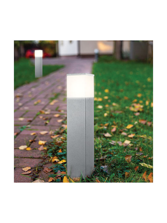 Viokef Corfu Lampă Post Mic Pentru Exterior 20W IP44 Pentru Bază De Bec E27 Gri