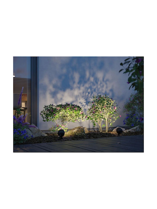 Paulmann Outdoor Floor Lamp Projector 7.2W with Warm White Light IP65 Gray