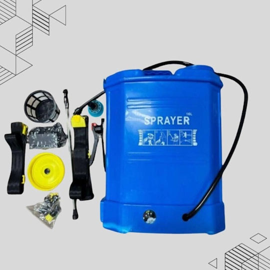 Pump Backpack Sprayer Battery with Capacity 16lt 3bar