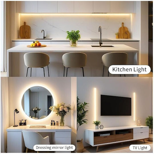 LED Strip 220V Yellow Light 100m COB Type