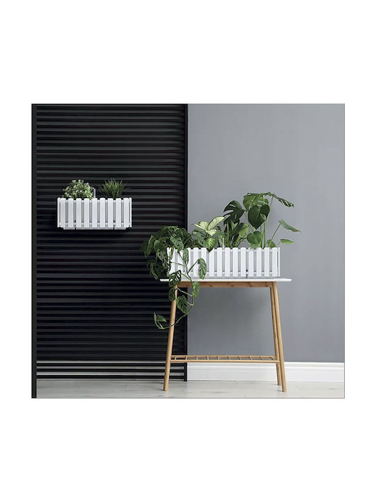 Iliadis Planter Box Plastic Gray 38x18x6cm.