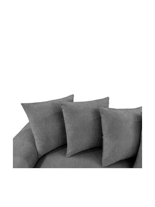 Gerando Corner Couch with Left Corner Anthracite 336x179x83cm