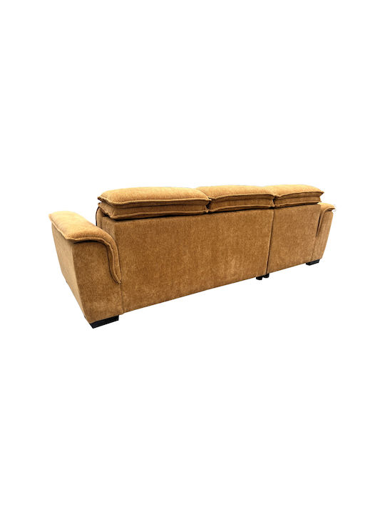 Corner Couch Bed with Right Corner Camel 251x168x82 cm