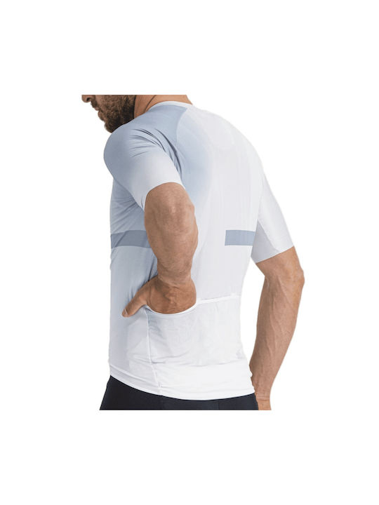 Sportful Tricou De Ciclism Cu Mâneci Scurte Pentru Bărbați Gri