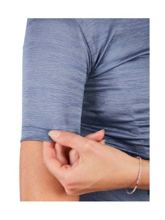 Sportful Tricou De Ciclism Mâneci Scurte Pentru Femei Albastru