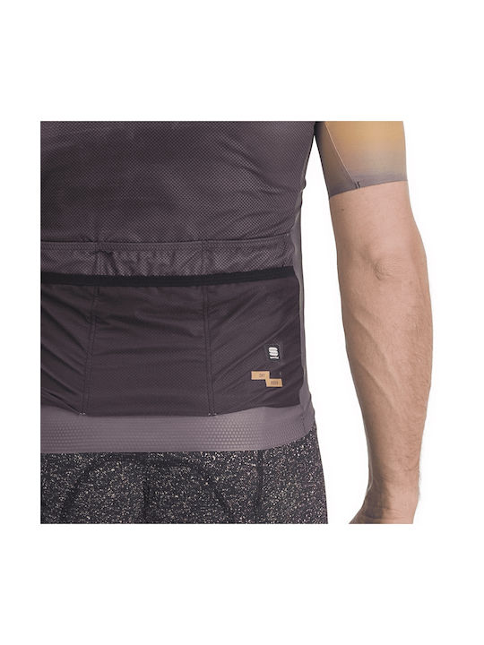 Sportful Supergiara Tricou De Ciclism Pentru Bărbați Cu Mâneci Scurte Maro