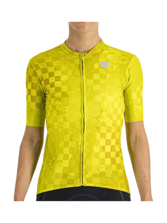 Sportful Damen Kurze Ärmel Fahrradtrikot Grün