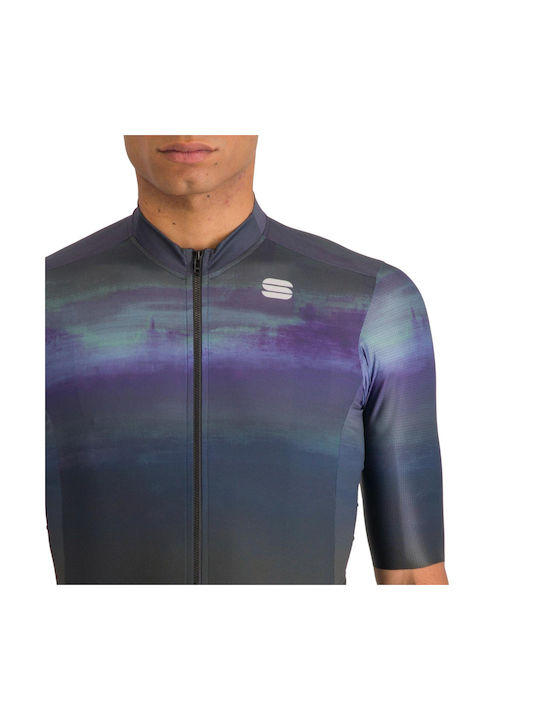 Sportful Supergiara Tricou De Ciclism Pentru Bărbați Cu Mâneci Scurte Albastru
