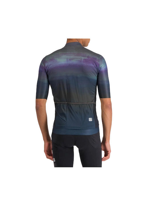 Sportful Supergiara Tricou De Ciclism Pentru Bărbați Cu Mâneci Scurte Albastru