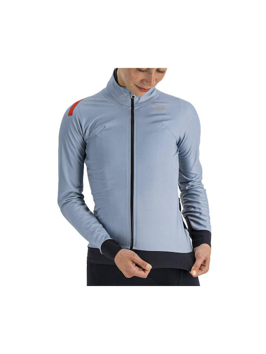 Sportful Tricou De Ciclism Mânecă Lungă Pentru Femei Albastru