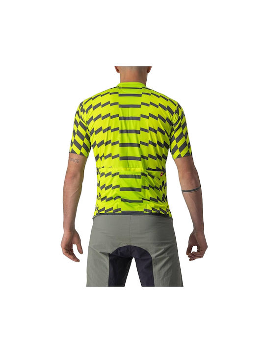 Castelli Unlimited Tricou De Ciclism Pentru Bărbați Cu Mâneci Scurte Verde