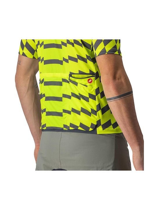 Castelli Unlimited Tricou De Ciclism Pentru Bărbați Cu Mâneci Scurte Verde