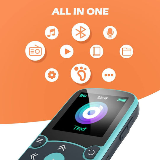 Agptek MP3 Player (32GB) cu Ecran TFT X001HRKDBJ