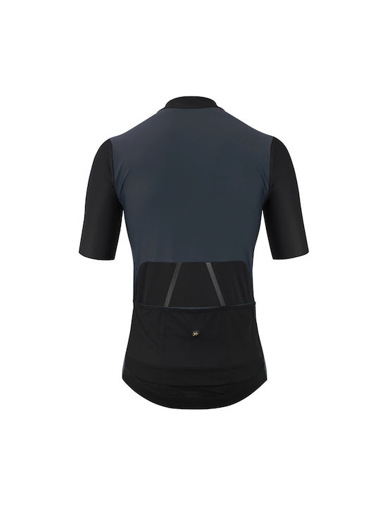 Assos Tricou De Ciclism Pentru Bărbați Cu Mâneci Scurte Albastru