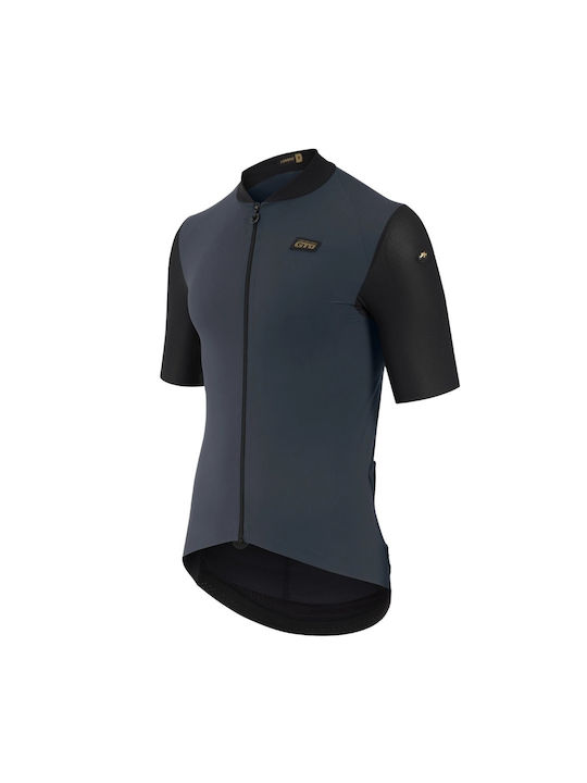 Assos Tricou De Ciclism Pentru Bărbați Cu Mâneci Scurte Albastru