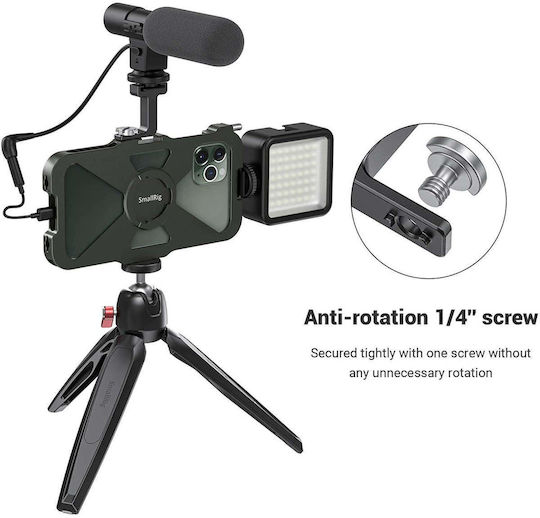 SmallRig Buc2637 Adaptor de montare cu șurub Cold Shoe Extensor vertical pentru camere foto-video