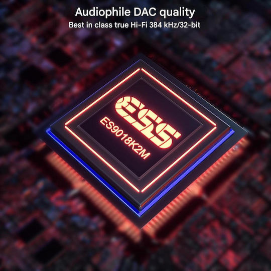 Hifi Receptor 1mii Ds220 Bluetooth 5.3 Es9018k2m Dac – Ldac Aptx Hd Aptx Ll Afișaj Oled Mod Eq Hi-Res Stereo Audio Adaptor Amplificator Difuzoare Tv Rca Optic Usb Wireless Sunet Audiophile