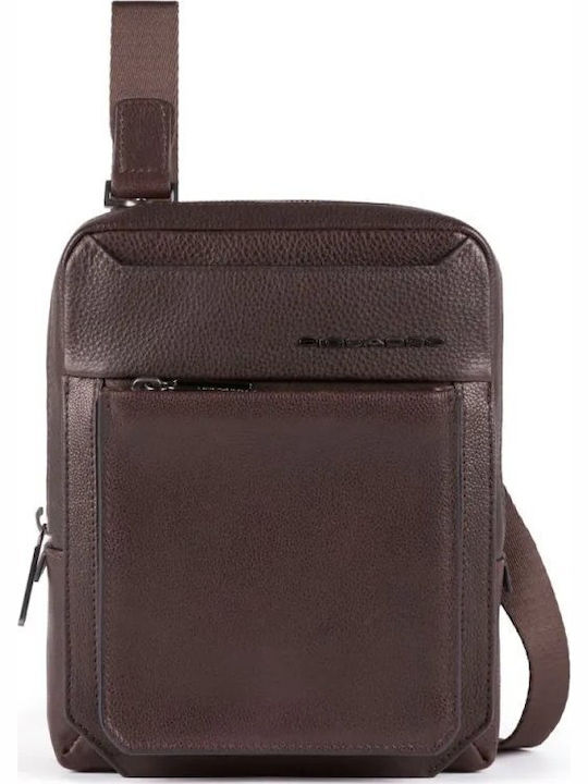Tallin Geantă Bărbătească de Umăr / Tip Crossbody din Piele Maro